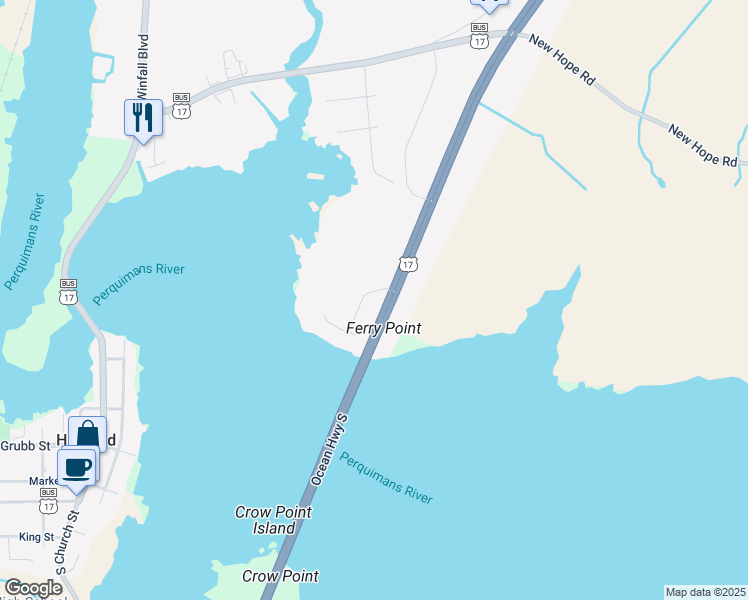 map of restaurants, bars, coffee shops, grocery stores, and more near 109 Croft Drive in Hertford