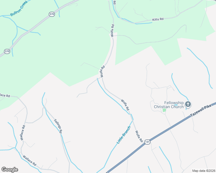 map of restaurants, bars, coffee shops, grocery stores, and more near 395 Wolfe Road in Luttrell