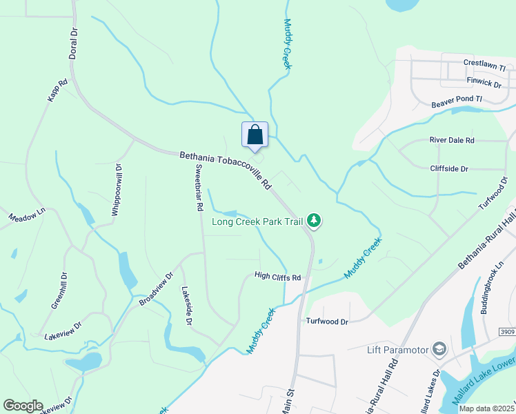 map of restaurants, bars, coffee shops, grocery stores, and more near in Forsyth County
