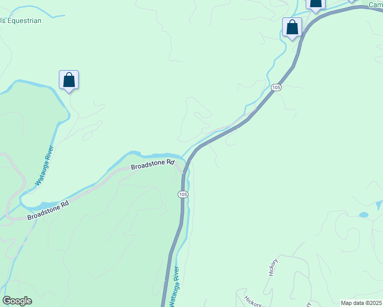 map of restaurants, bars, coffee shops, grocery stores, and more near 5712 North Carolina 105 in Vilas