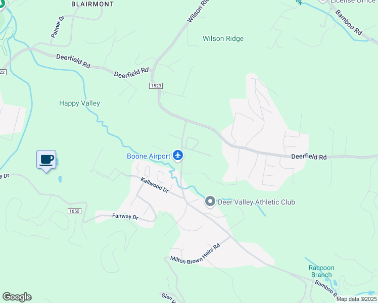 map of restaurants, bars, coffee shops, grocery stores, and more near 148 Hampton Trailer Court in Boone