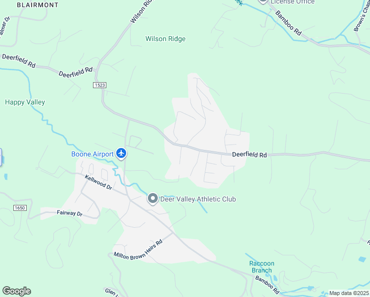 map of restaurants, bars, coffee shops, grocery stores, and more near 517 Cedar Lane in Boone