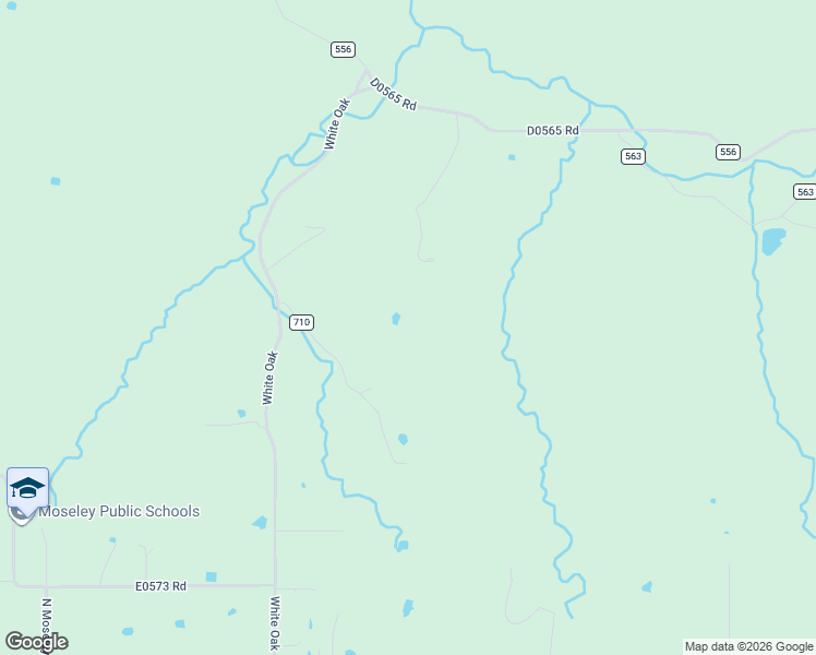 map of restaurants, bars, coffee shops, grocery stores, and more near 56826 County Road 710 in Colcord