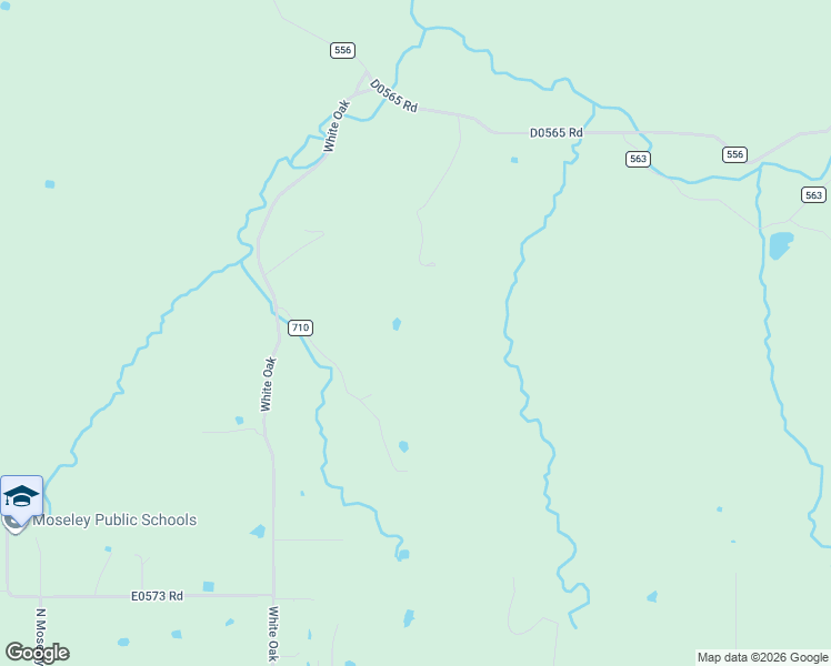 map of restaurants, bars, coffee shops, grocery stores, and more near 56826 County Road 710 in Colcord