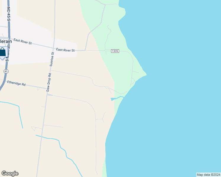map of restaurants, bars, coffee shops, grocery stores, and more near 206 Lazy Hill Drive in Colerain