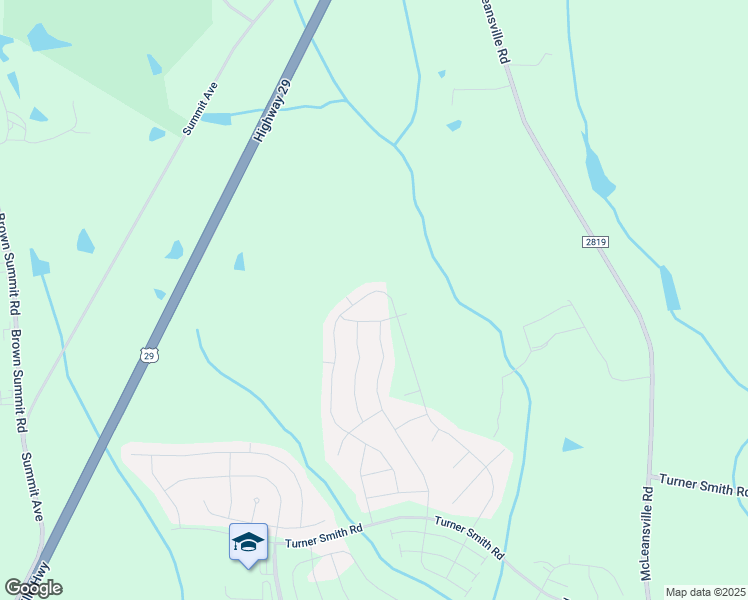 map of restaurants, bars, coffee shops, grocery stores, and more near 5713 Baverhof Drive in Greensboro