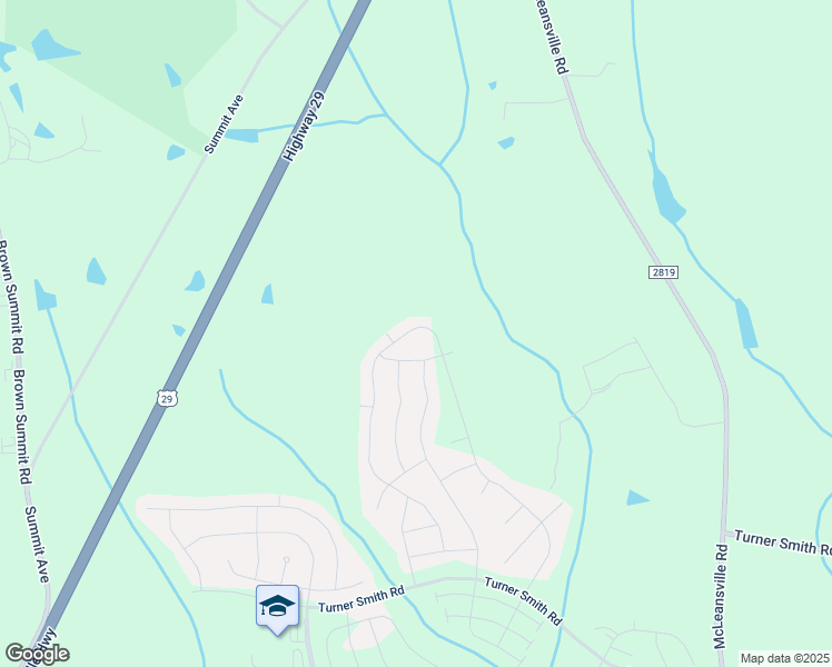 map of restaurants, bars, coffee shops, grocery stores, and more near 5713 Baverhof Drive in Greensboro