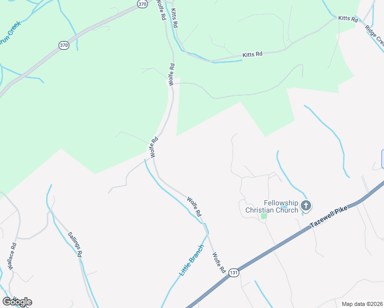 map of restaurants, bars, coffee shops, grocery stores, and more near 395 Wolfe Road in Luttrell