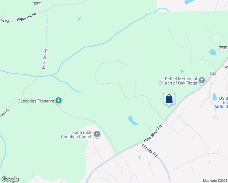 map of restaurants, bars, coffee shops, grocery stores, and more near 7335 Hidden View Drive in Oak Ridge