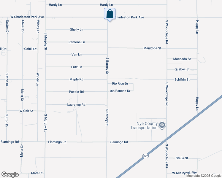 map of restaurants, bars, coffee shops, grocery stores, and more near 2970 Rio Rancho Drive in Pahrump