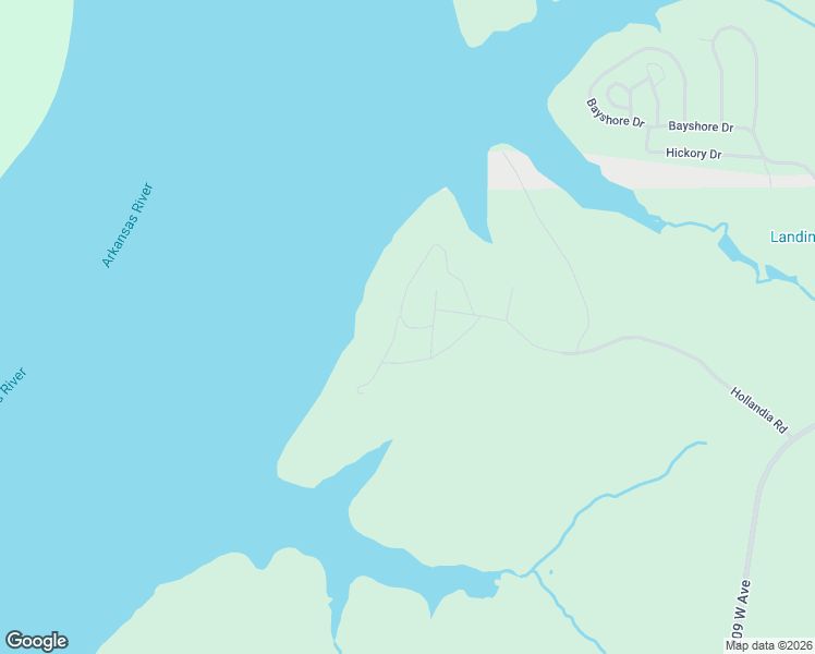 map of restaurants, bars, coffee shops, grocery stores, and more near 119 Rembrandt Lane in Sand Springs