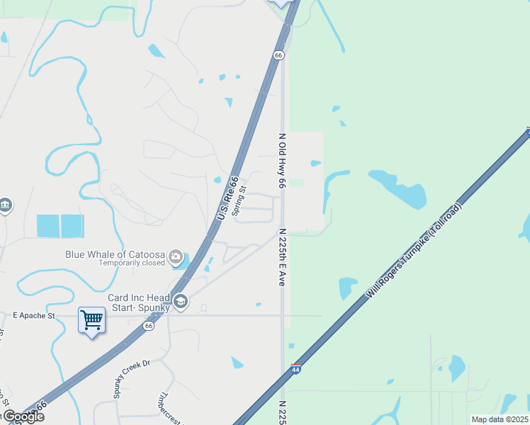 map of restaurants, bars, coffee shops, grocery stores, and more near 978 Pebble Brook in Catoosa
