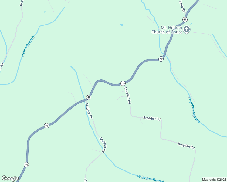 map of restaurants, bars, coffee shops, grocery stores, and more near 1004 Breeden Road in Charlotte