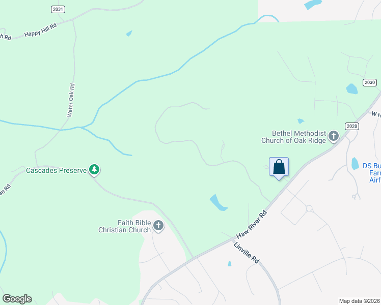 map of restaurants, bars, coffee shops, grocery stores, and more near 7335 Hidden View Drive in Oak Ridge