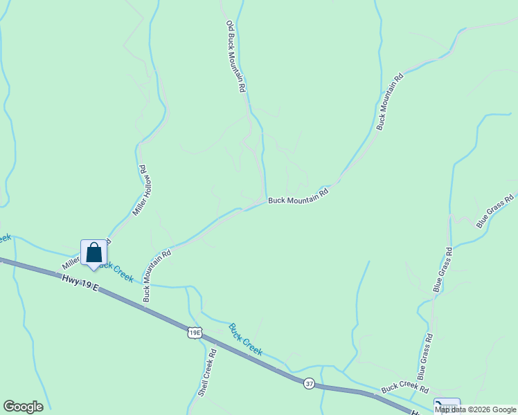 map of restaurants, bars, coffee shops, grocery stores, and more near 226 Buck Mountain Road in Roan Mountain