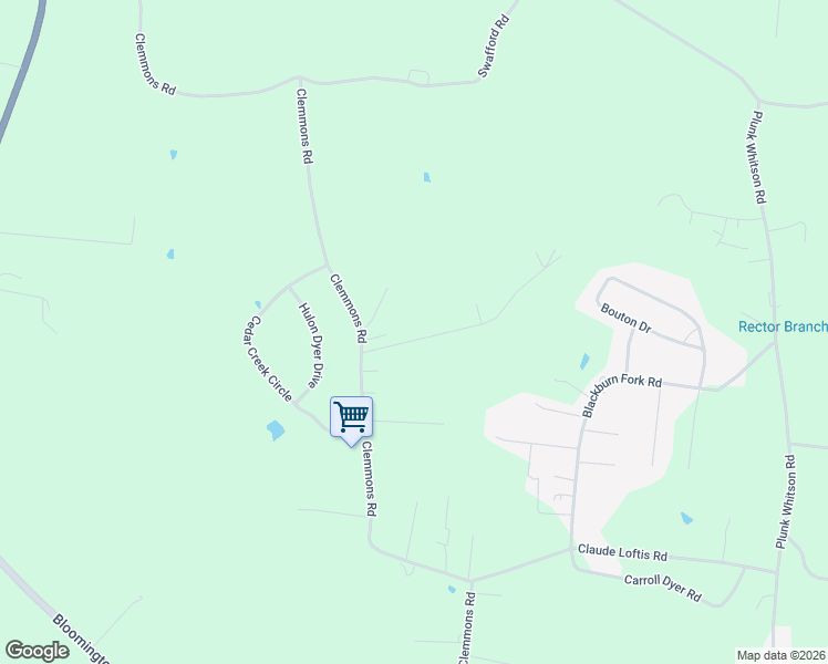 map of restaurants, bars, coffee shops, grocery stores, and more near 4828 Skyview Drive in Cookeville