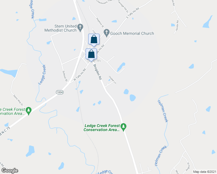 map of restaurants, bars, coffee shops, grocery stores, and more near 102 Alpine Way in Stem