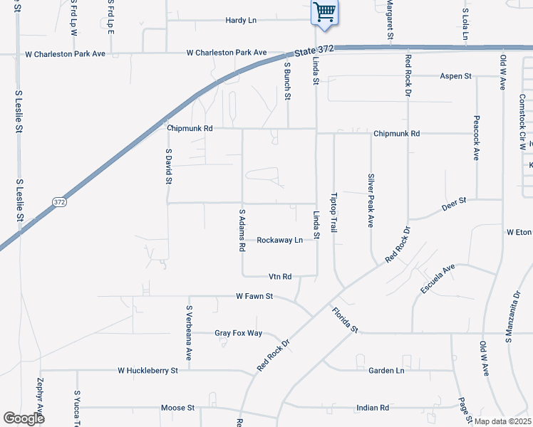 map of restaurants, bars, coffee shops, grocery stores, and more near 1171 Dutch Ford Street in Pahrump