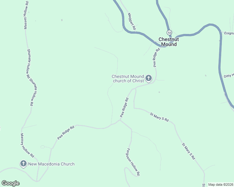 map of restaurants, bars, coffee shops, grocery stores, and more near 510-530 Pea Ridge Road in Buffalo Valley