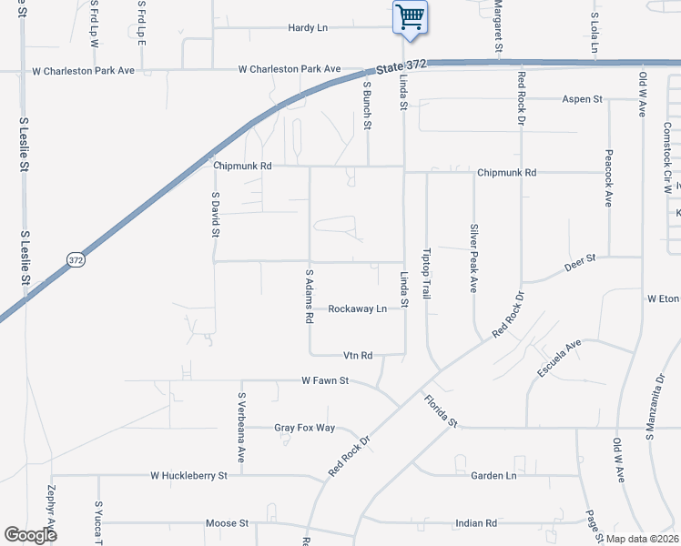 map of restaurants, bars, coffee shops, grocery stores, and more near 1171 Dutch Ford Street in Pahrump
