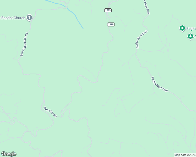 map of restaurants, bars, coffee shops, grocery stores, and more near 740 Old Beech Mountain Road in Elk Park