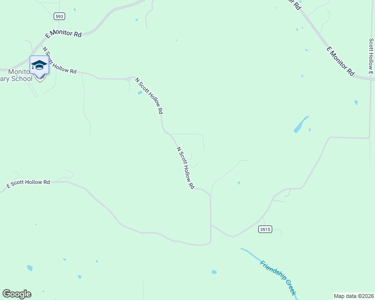 map of restaurants, bars, coffee shops, grocery stores, and more near 1293 North Scott Hollow Road in Springdale