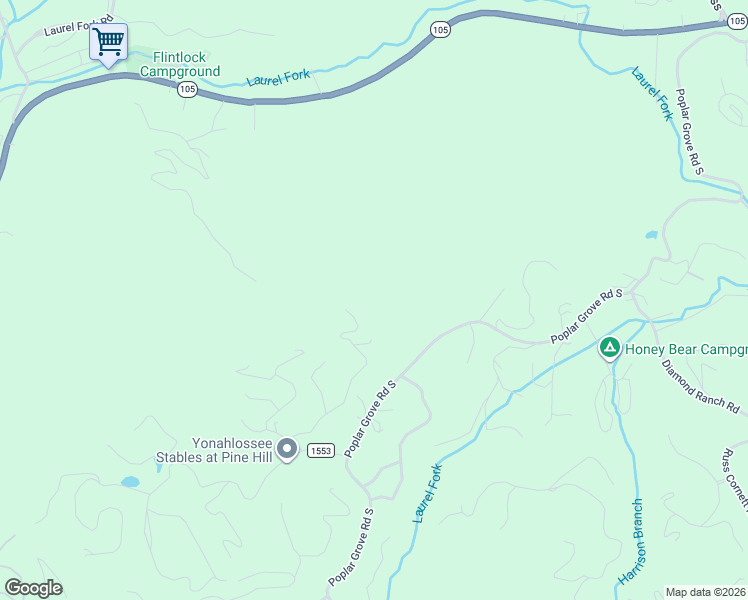 map of restaurants, bars, coffee shops, grocery stores, and more near 550 Welcome Way in Boone