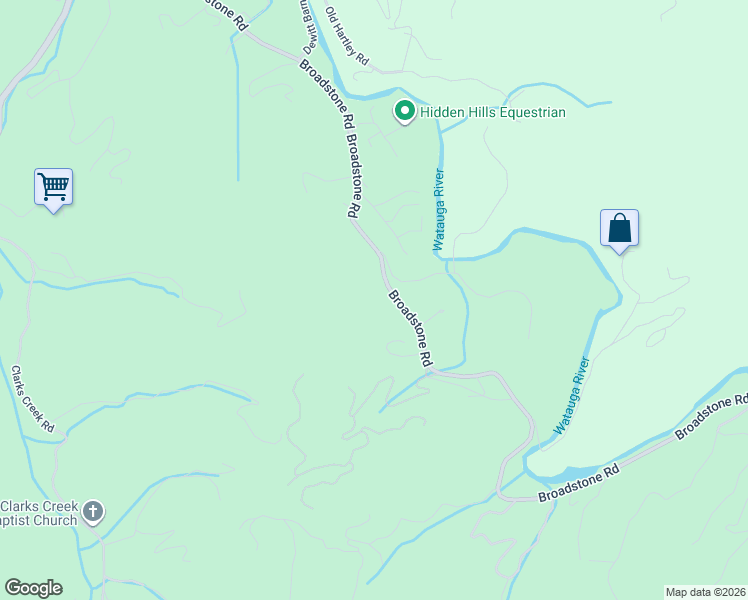 map of restaurants, bars, coffee shops, grocery stores, and more near 1791 Broadstone Rd in Banner Elk