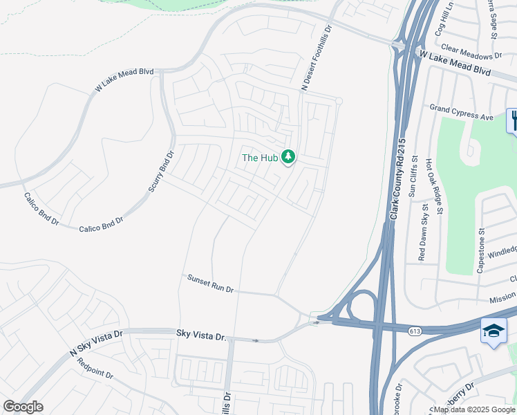 map of restaurants, bars, coffee shops, grocery stores, and more near 1453 Whistling Kite Street in Las Vegas