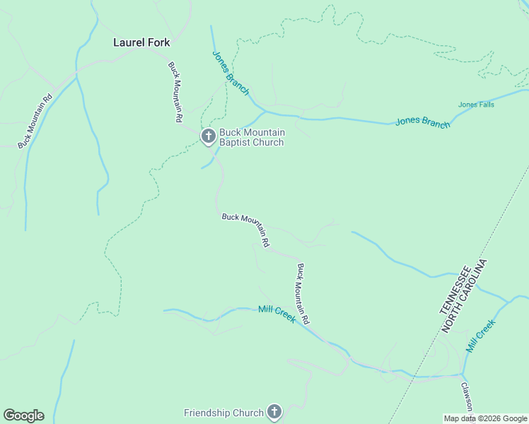 map of restaurants, bars, coffee shops, grocery stores, and more near 111 Oakes Valley Road in Roan Mountain