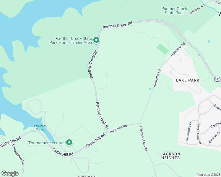 map of restaurants, bars, coffee shops, grocery stores, and more near 6265 Panther Creek Road in Talbott