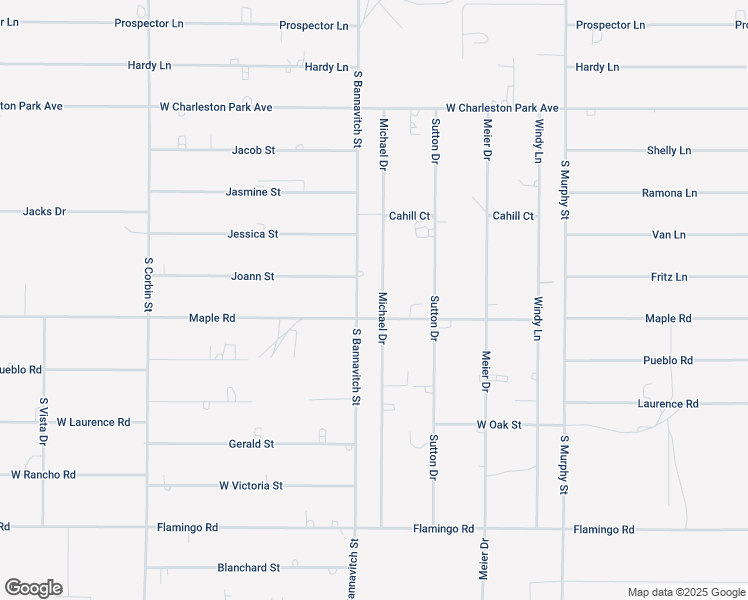 map of restaurants, bars, coffee shops, grocery stores, and more near 1470 Michael Drive in Pahrump