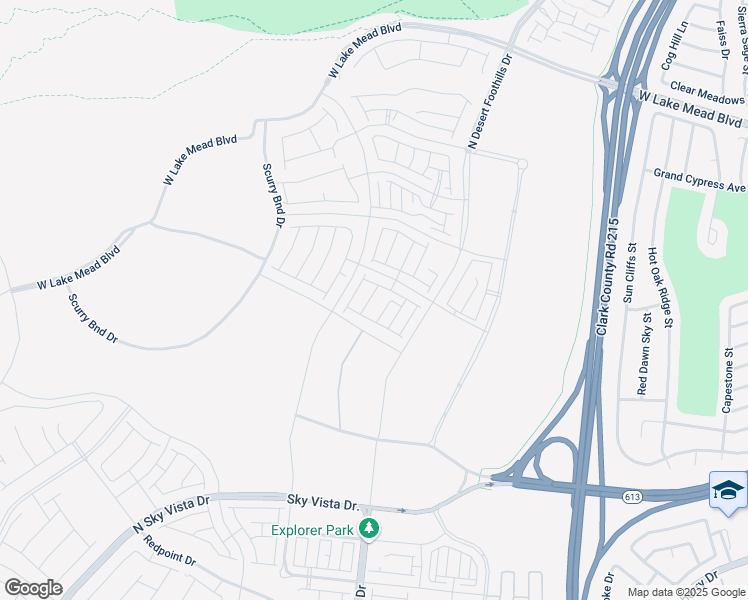 map of restaurants, bars, coffee shops, grocery stores, and more near Unnamed Road in Las Vegas