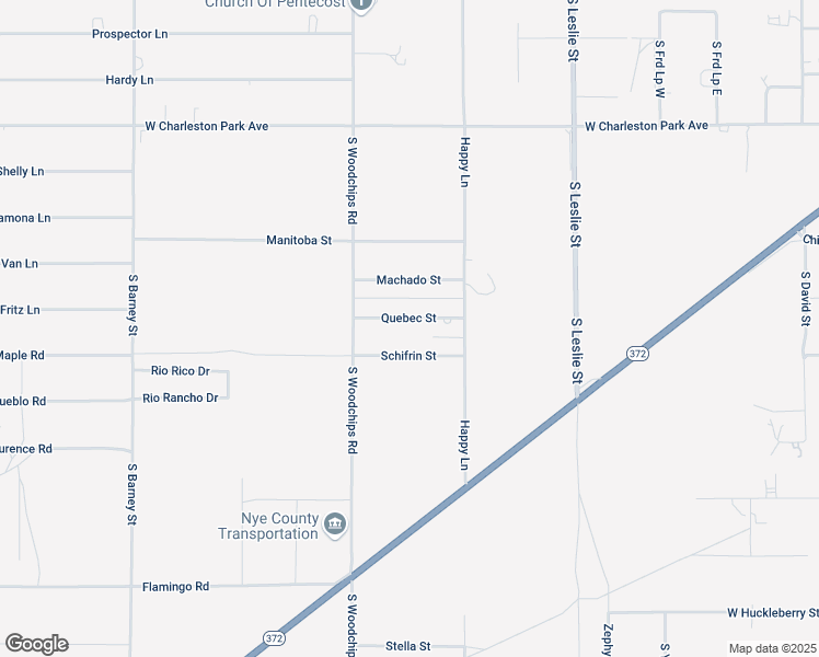 map of restaurants, bars, coffee shops, grocery stores, and more near 2370 Schifrin Street in Pahrump