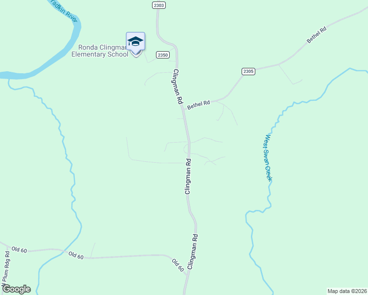 map of restaurants, bars, coffee shops, grocery stores, and more near 1650 State Road 2303 in Ronda