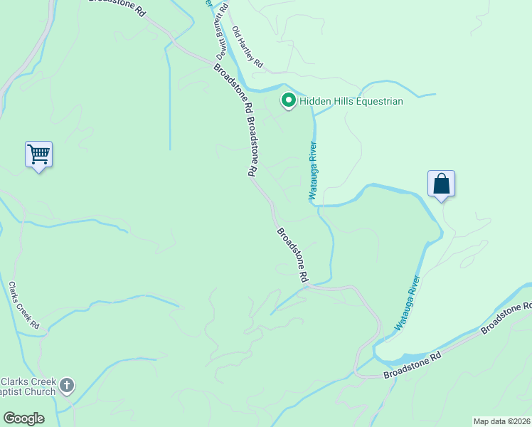 map of restaurants, bars, coffee shops, grocery stores, and more near 1791 Broadstone Road in Banner Elk