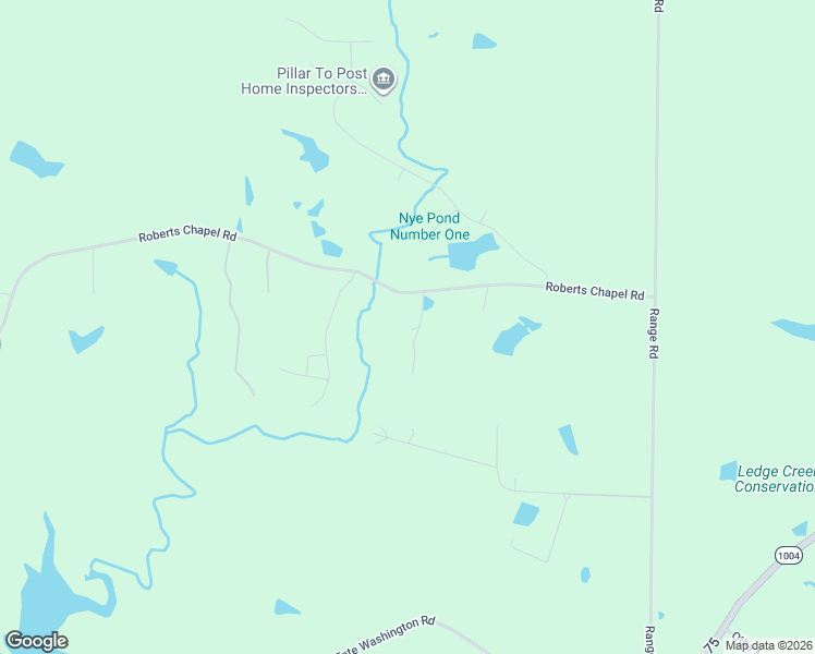 map of restaurants, bars, coffee shops, grocery stores, and more near 1086 Roberts Chapel Road in Stem