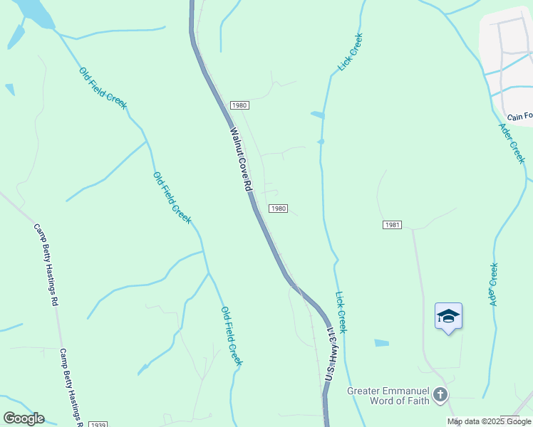 map of restaurants, bars, coffee shops, grocery stores, and more near 5000 Stoney Point Road in Walkertown