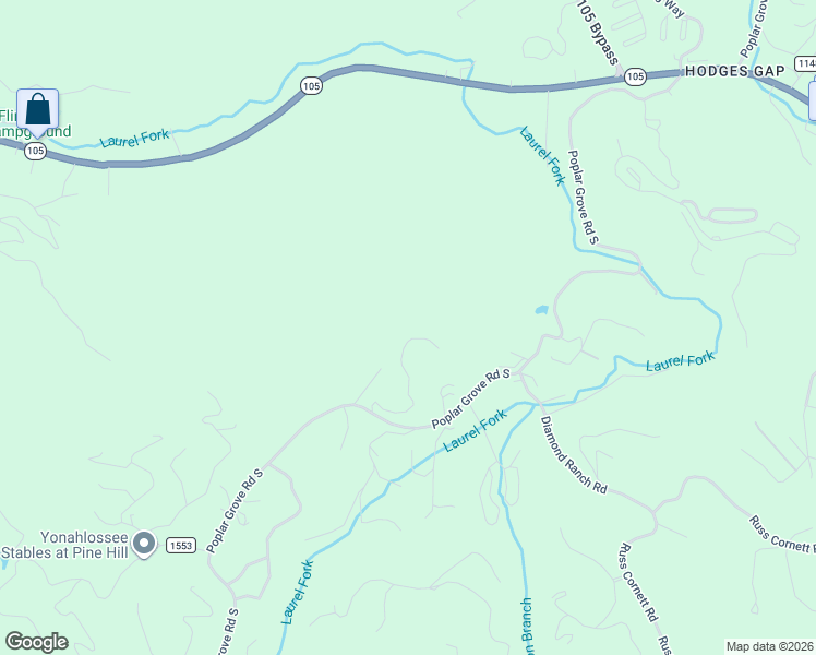 map of restaurants, bars, coffee shops, grocery stores, and more near 413 Shady Bark Lane in Boone