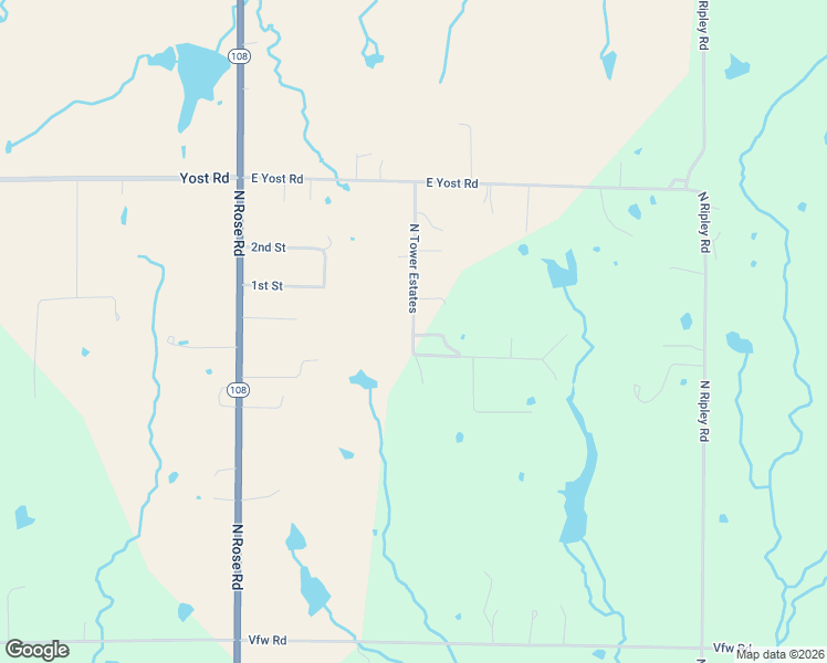 map of restaurants, bars, coffee shops, grocery stores, and more near 7122 North Tower Estates in Glencoe