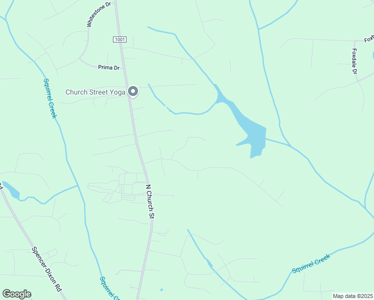 map of restaurants, bars, coffee shops, grocery stores, and more near 5634 North Church Street in Greensboro