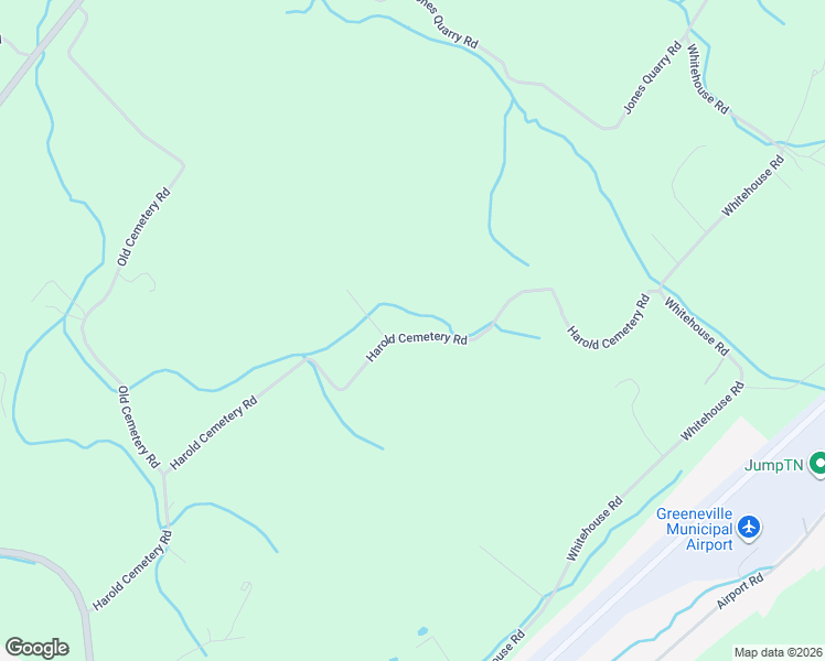 map of restaurants, bars, coffee shops, grocery stores, and more near 581-599 Harold Cemetery Road in Greeneville