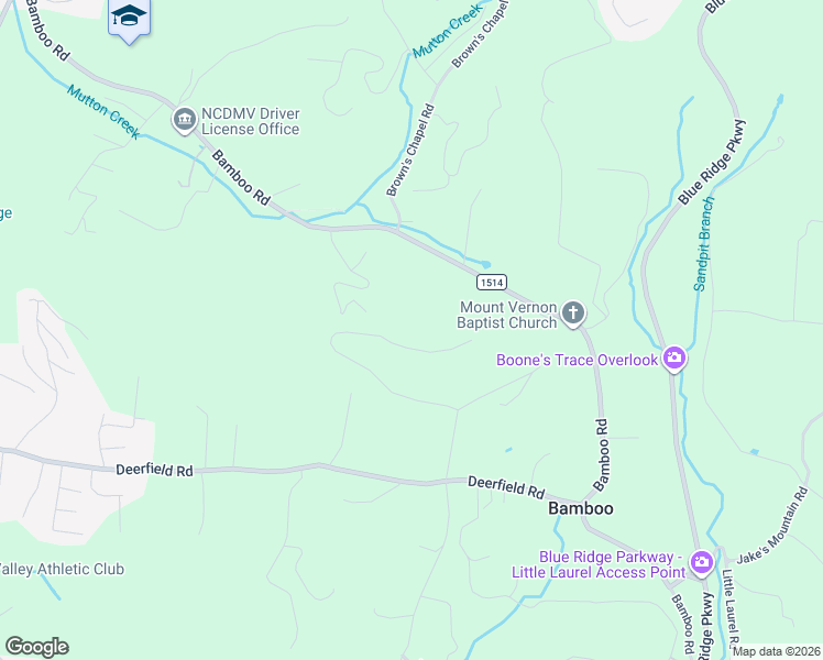 map of restaurants, bars, coffee shops, grocery stores, and more near 603 Hartley Knob Road in Boone
