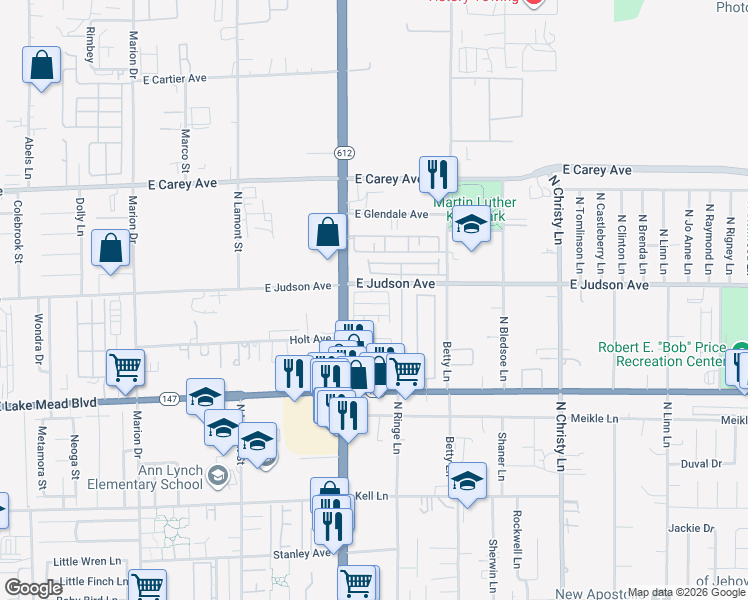 map of restaurants, bars, coffee shops, grocery stores, and more near 5179 Piazza Cavour Drive in Las Vegas