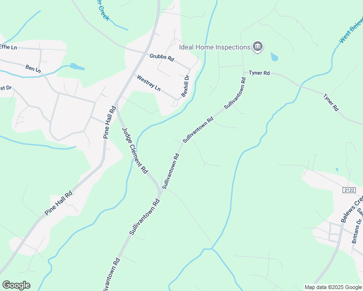 map of restaurants, bars, coffee shops, grocery stores, and more near 6261 Sullivantown Road in Walkertown