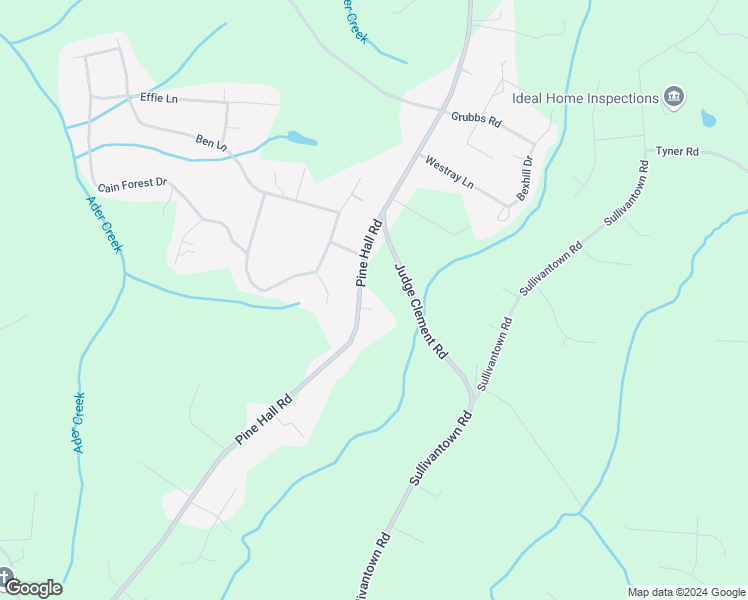 map of restaurants, bars, coffee shops, grocery stores, and more near 4741 Pine Hall Road in Walkertown