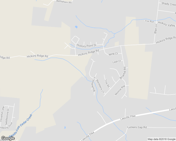map of restaurants, bars, coffee shops, grocery stores, and more near 3494 Blackberry Lane in Lebanon