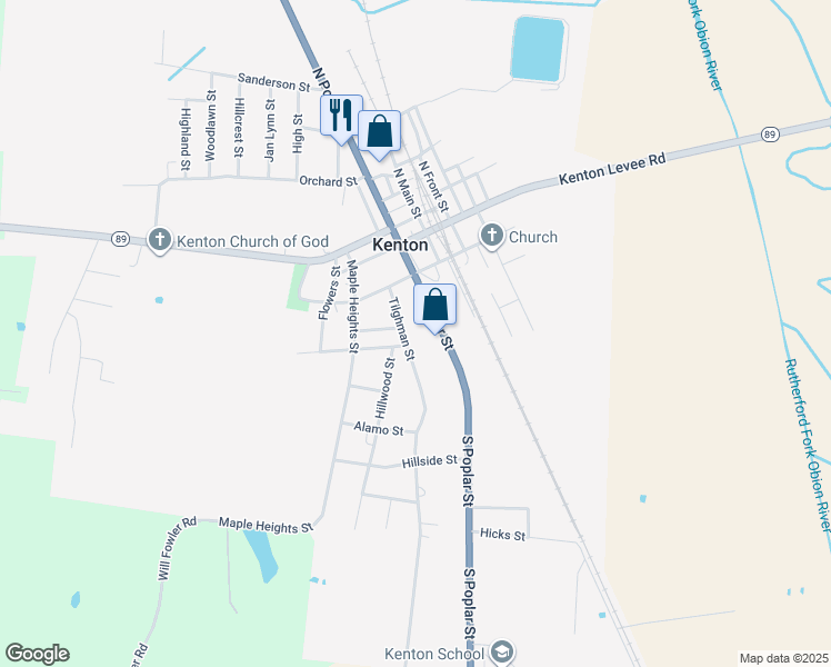 map of restaurants, bars, coffee shops, grocery stores, and more near 403 Tilghman St in Kenton