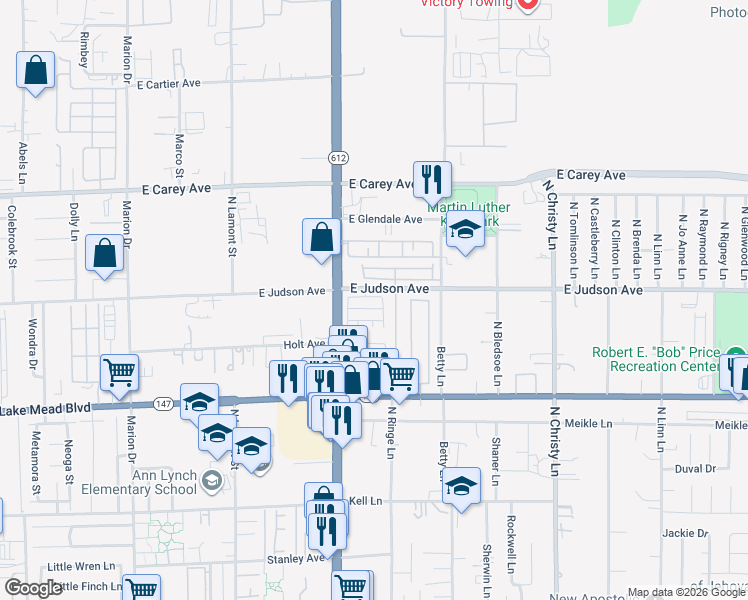 map of restaurants, bars, coffee shops, grocery stores, and more near 5179 Piazza Cavour Drive in Las Vegas