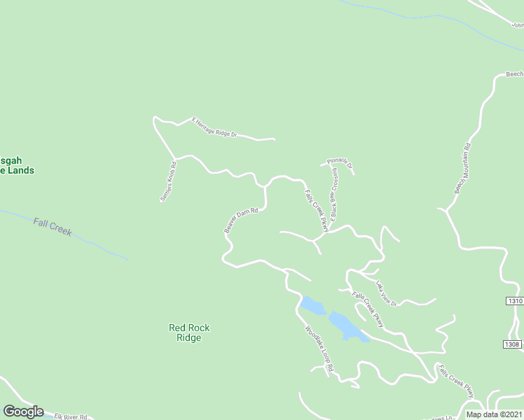 map of restaurants, bars, coffee shops, grocery stores, and more near Beaver Dam Road in Elk Park